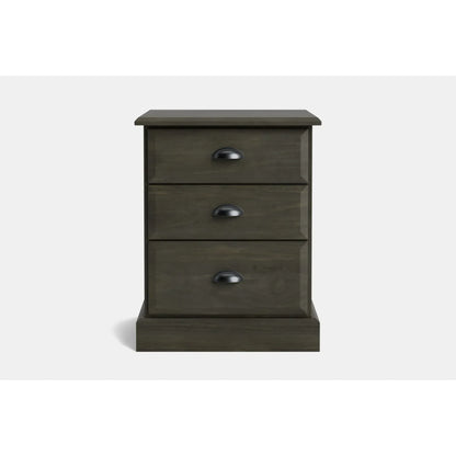 Andorra 3-Drawer Bedside