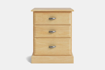 Andorra 3-Drawer Bedside