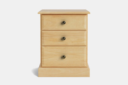 Andorra 3-Drawer Bedside
