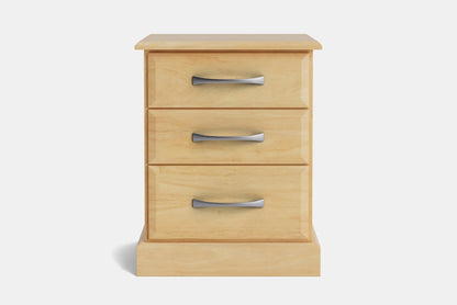 Andorra 3-Drawer Bedside