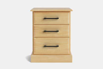 Andorra 3-Drawer Bedside