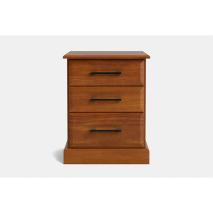 Andorra 3-Drawer Bedside