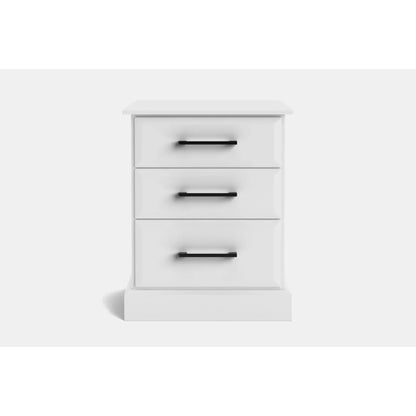 Andorra 3-Drawer Bedside