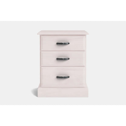 Andorra 3-Drawer Bedside
