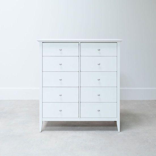 Aria 10-Drawer Twin Chest