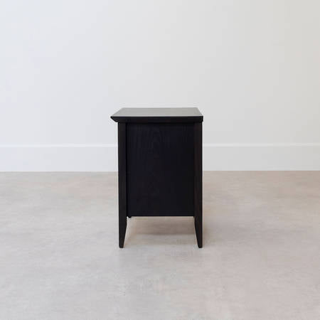 Aria 2-Drawer Open Shelf Bedside