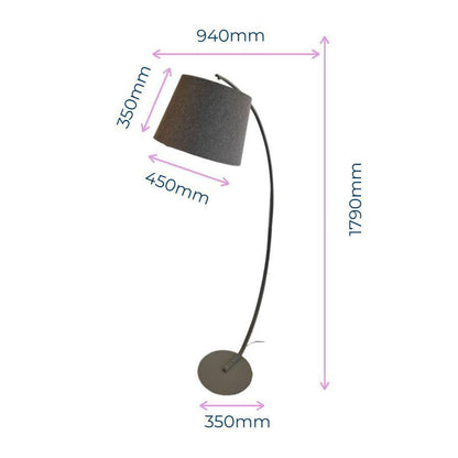 Bowie Arched Floor Lamp