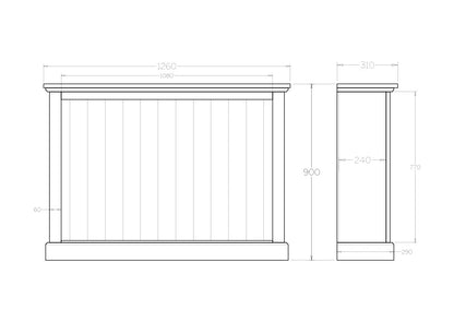 Charlton 900x1260 Bookcase