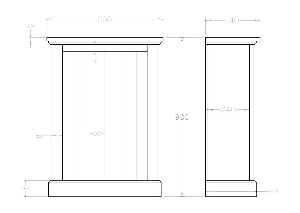 Charlton 900x660 Bookcase