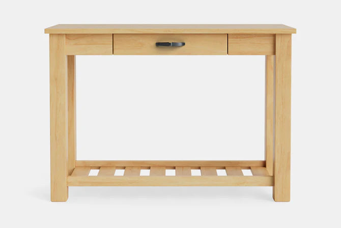 Charlton Hall Table with Rack and Drawer