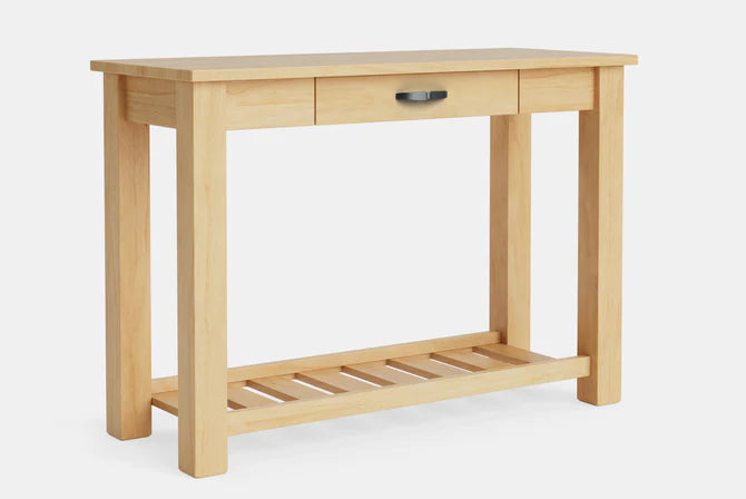 Charlton Hall Table with Rack and Drawer