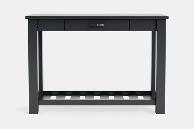Charlton Hall Table with Rack and Drawer