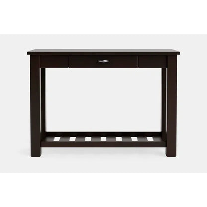 Charlton Hall Table with Rack and Drawer