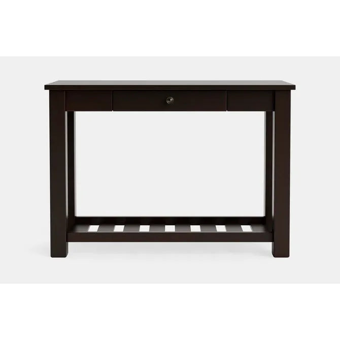 Charlton Hall Table with Rack and Drawer