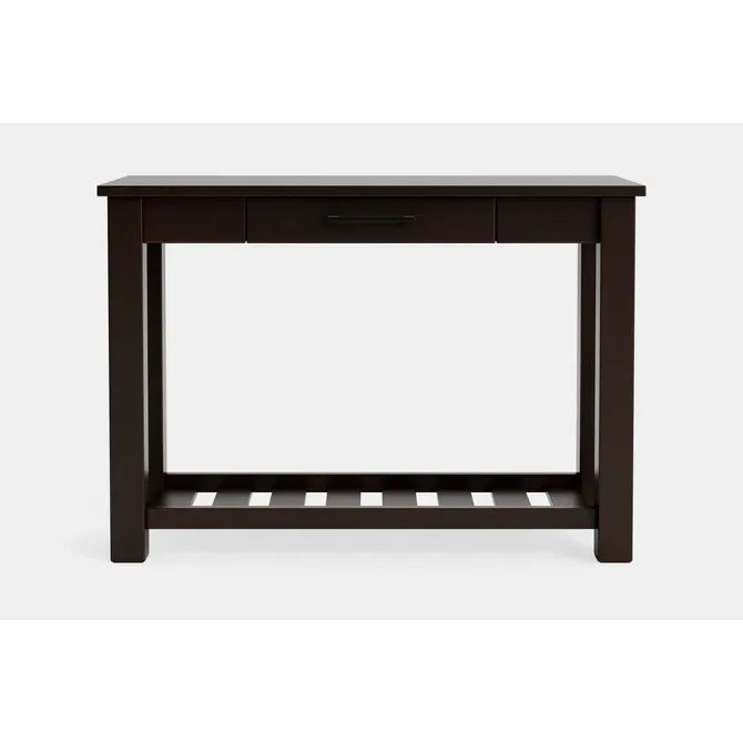 Charlton Hall Table with Rack and Drawer