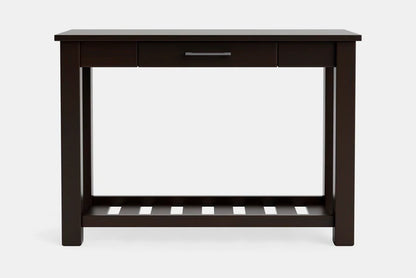 Charlton Hall Table with Rack and Drawer