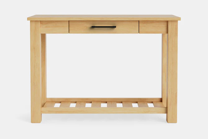 Charlton Hall Table with Rack and Drawer