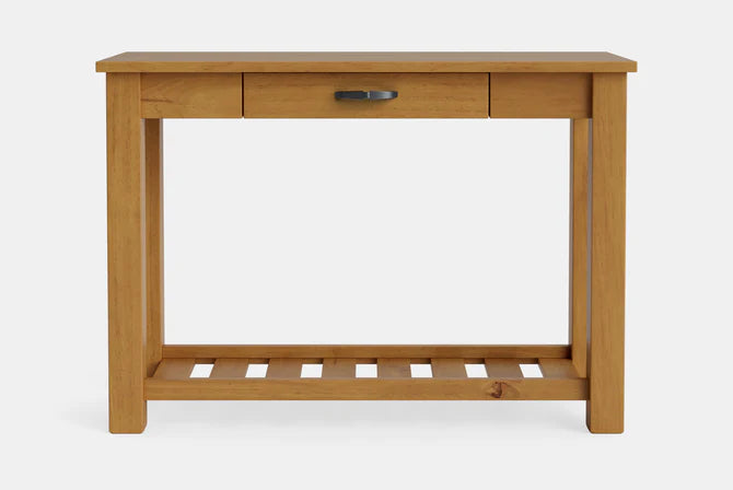Charlton Hall Table with Rack and Drawer