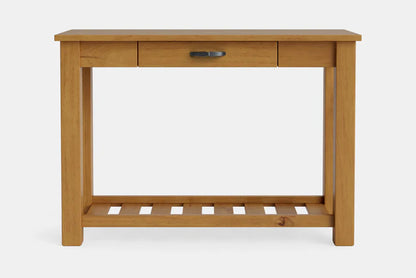 Charlton Hall Table with Rack and Drawer