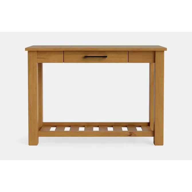 Charlton Hall Table with Rack and Drawer