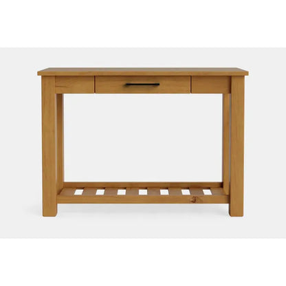 Charlton Hall Table with Rack and Drawer