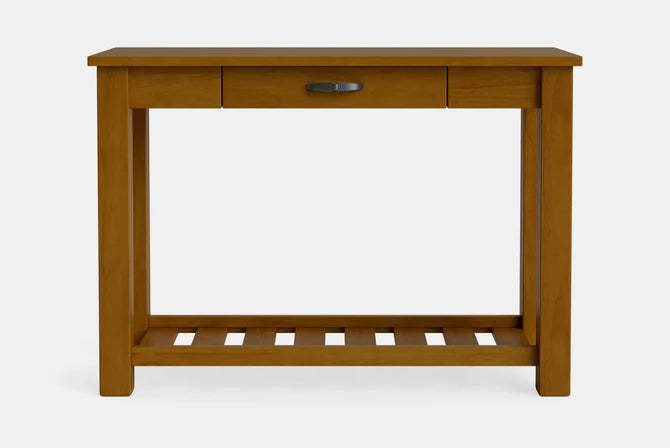Charlton Hall Table with Rack and Drawer