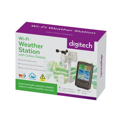 Wireless Digital Weather Station with Colour LCD Display and WiFi