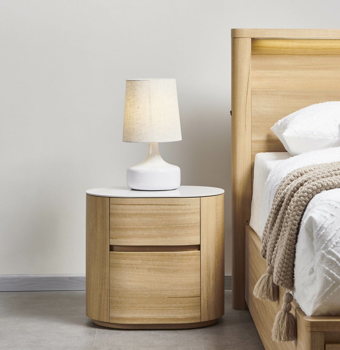 Duke 2-Drawer Bedside