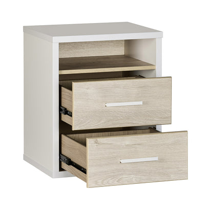 Fern 2-Drawer Tall Bedside