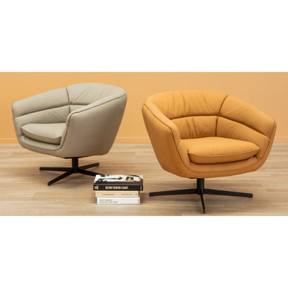 Franco Swivel Armchair - Leather