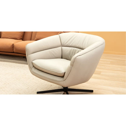 Franco Swivel Armchair - Leather