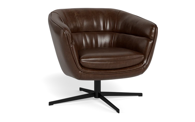 Franco Swivel Armchair - Leather