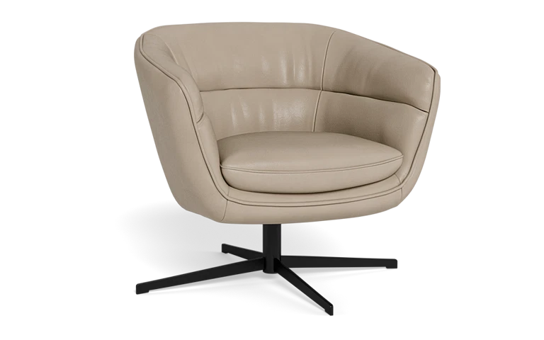 Franco Swivel Armchair - Leather