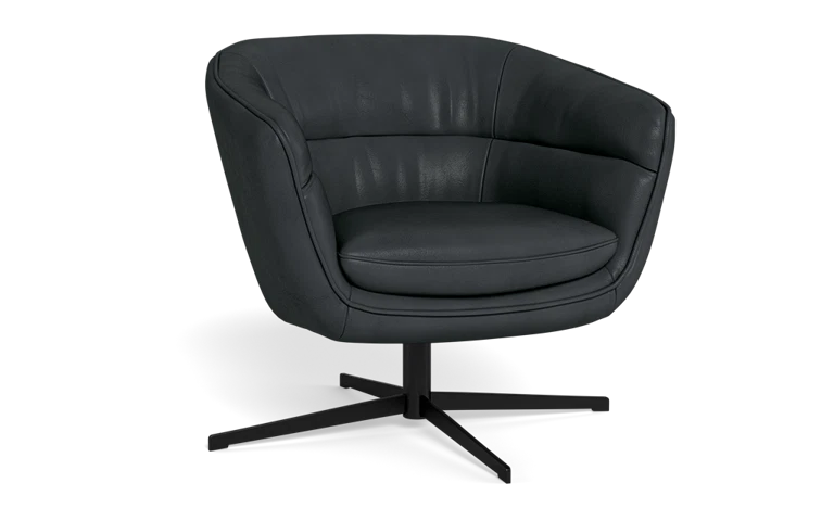 Franco Swivel Armchair - Leather