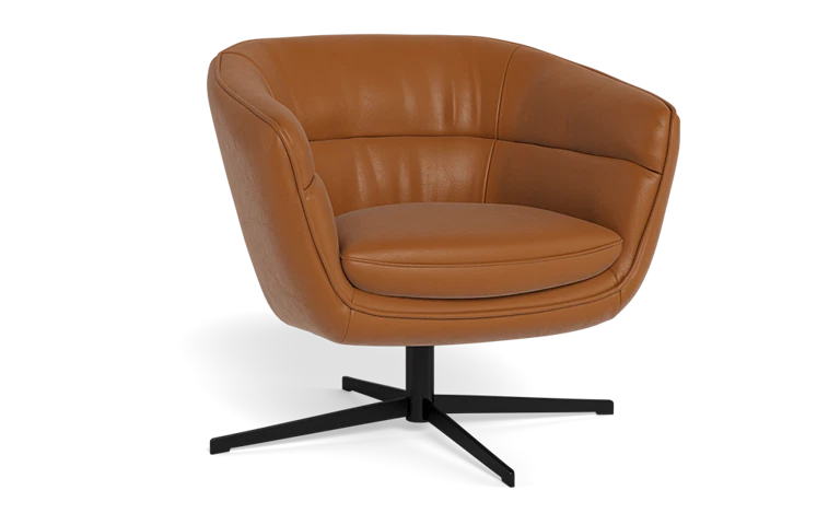 Franco Swivel Armchair - Leather