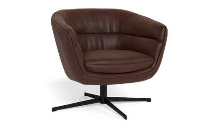 Franco Swivel Armchair - Leather