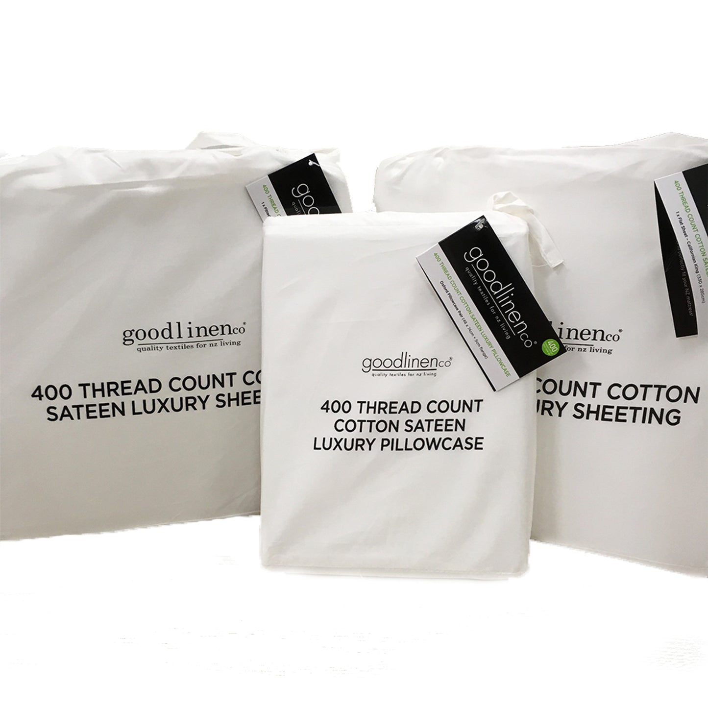 Good Linen Co 400tc Cotton Sateen Sheet Separates