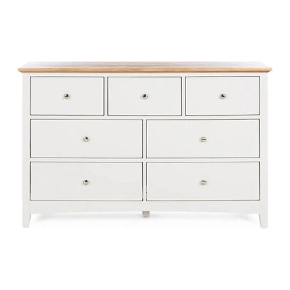 Jessica 7-Drawer Dresser - Oak