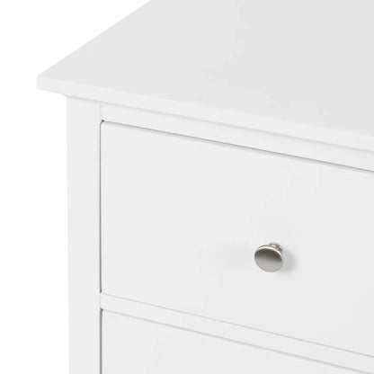 Jessica 7-Drawer Tallboy - White