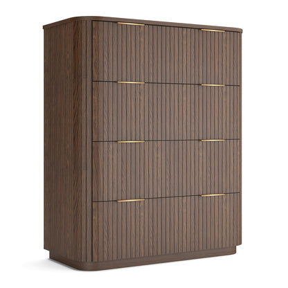 Lath 4-Drawer Tallboy