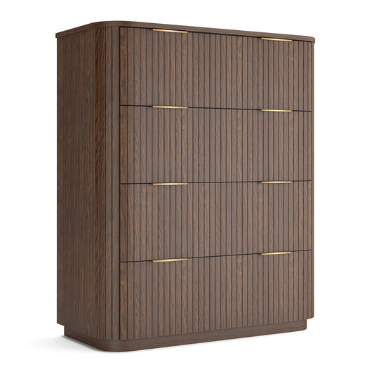 Lath 4-Drawer Tallboy