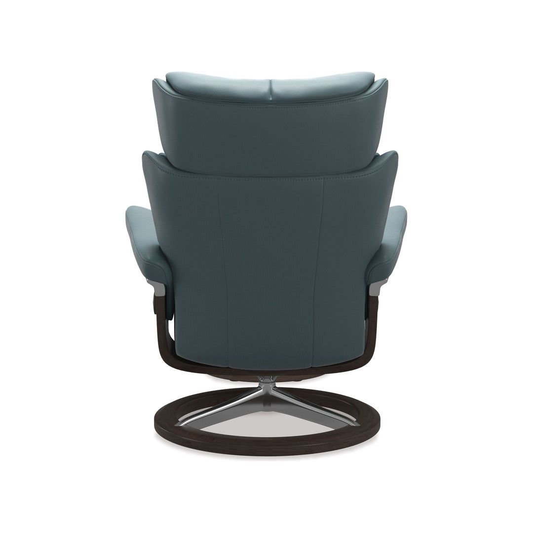 Magic Large Leather Recliner - Signature Base