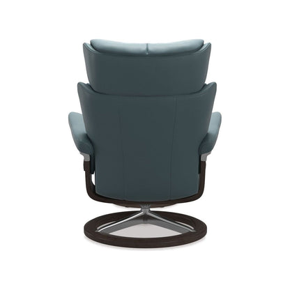 Magic Large Leather Recliner - Signature Base