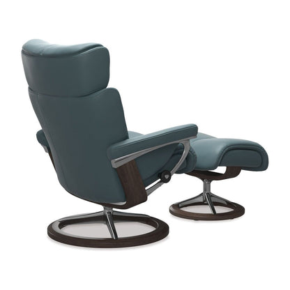 Magic Large Leather Recliner - Signature Base