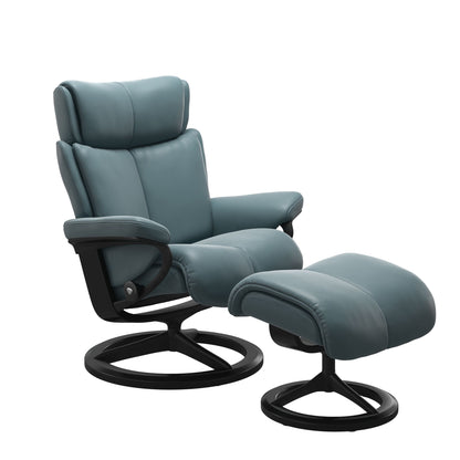 Magic Large Leather Recliner - Signature Base