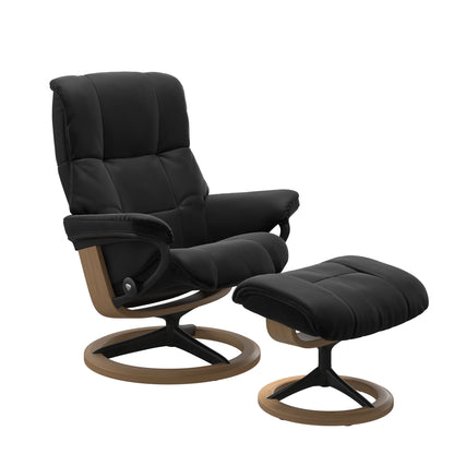 Mayfair Medium Leather Recliner - Signature Base