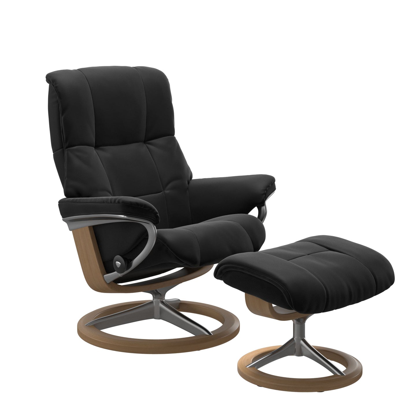 Mayfair Medium Leather Recliner - Signature Base