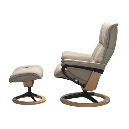 Mayfair Medium Leather Recliner - Signature Base