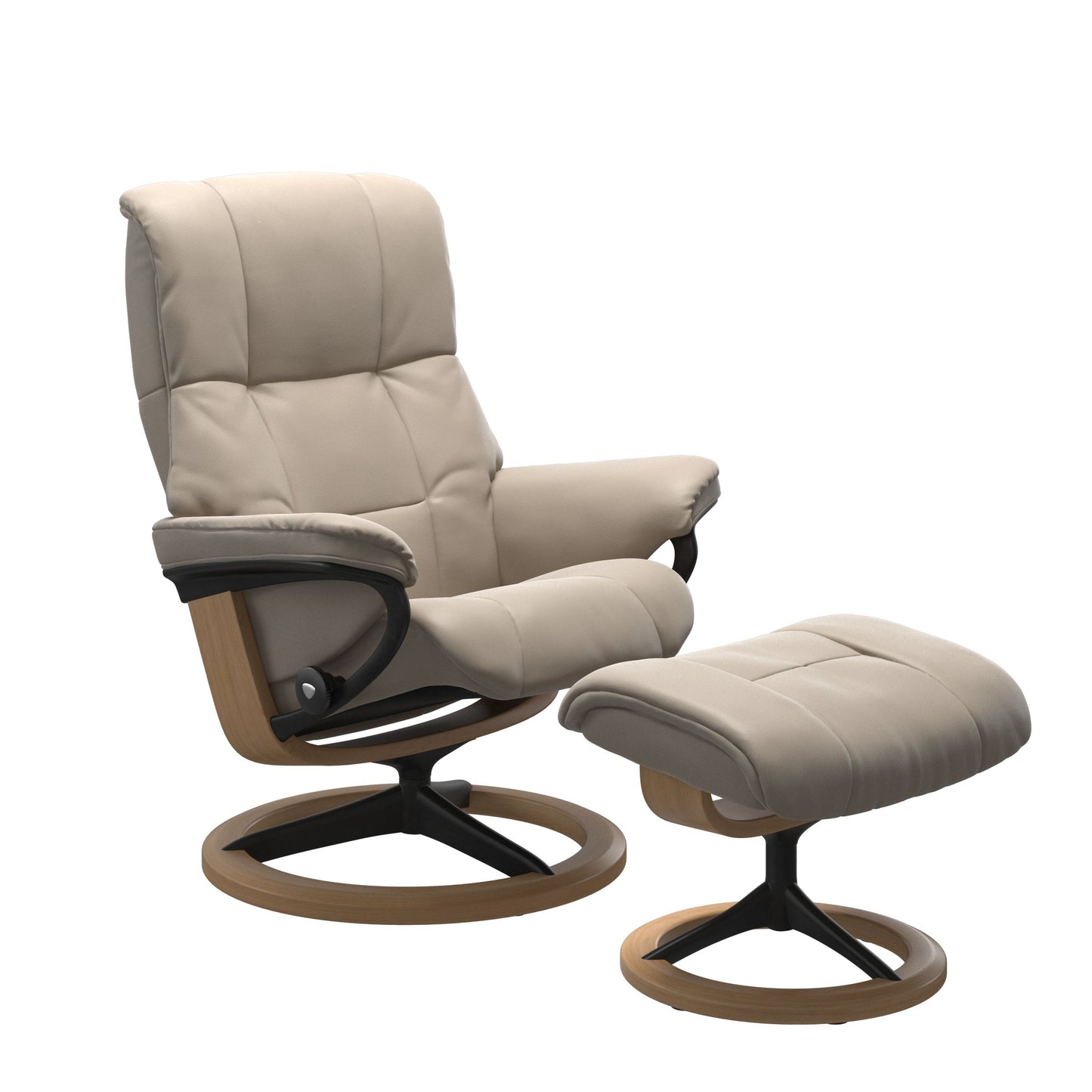 Mayfair Medium Leather Recliner - Signature Base