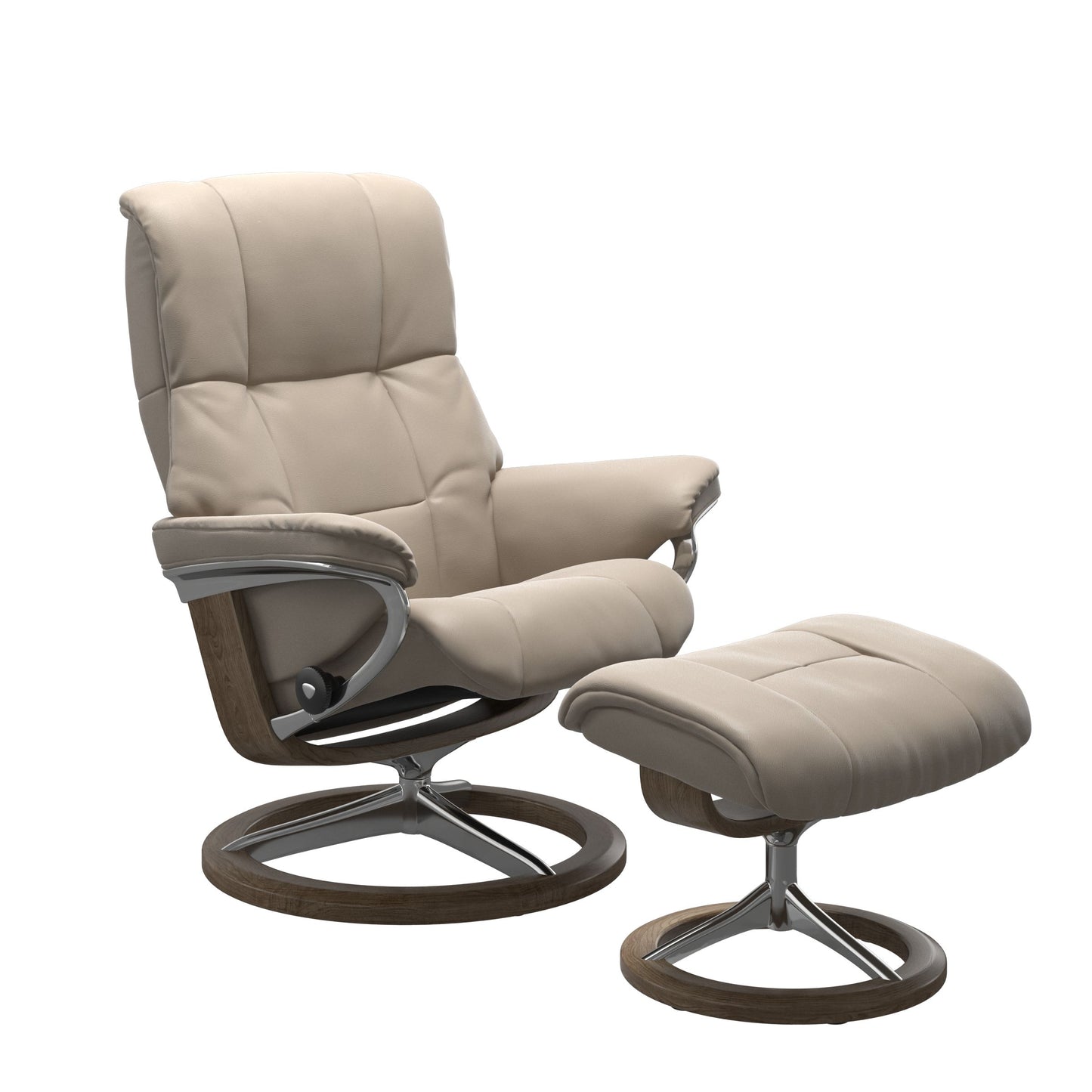 Mayfair Medium Leather Recliner - Signature Base